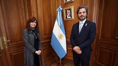 Cristina Kirchner, vicepresidente de Argentina, Santiago Cafiero Cristina Kirchner, vicepresidente de Argentina, Santiago Cafiero
