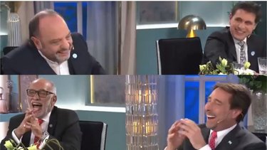 Baby se burló de Majul y lo imitó en la mesa de Mirtha