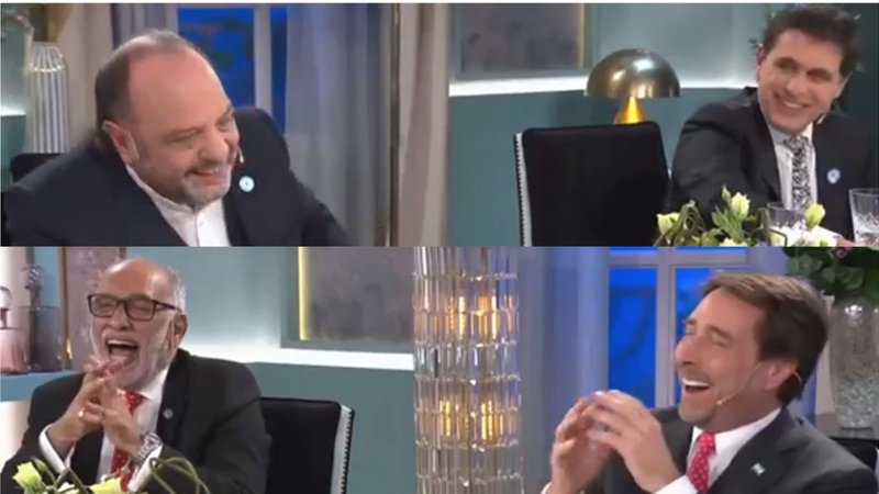 Baby Etchecopar imitó a Luis Majul y se burló de él con González Oro, Feinmann y Carnota