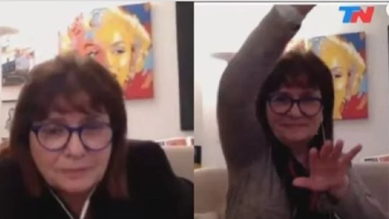 Patricia Bullrich hizo un baile en TN: "Con streptease y todo"