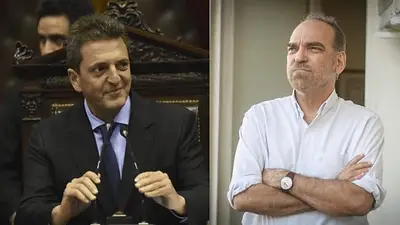 Massa le cortó el micrófono a Fernando Iglesias: la reacción del diputado Massa le cortó el micrófono a Fernando Iglesias: la reacción del diputado