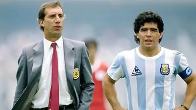 Carlos Bilardo y Diego Maradona Carlos Bilardo y Diego Maradona