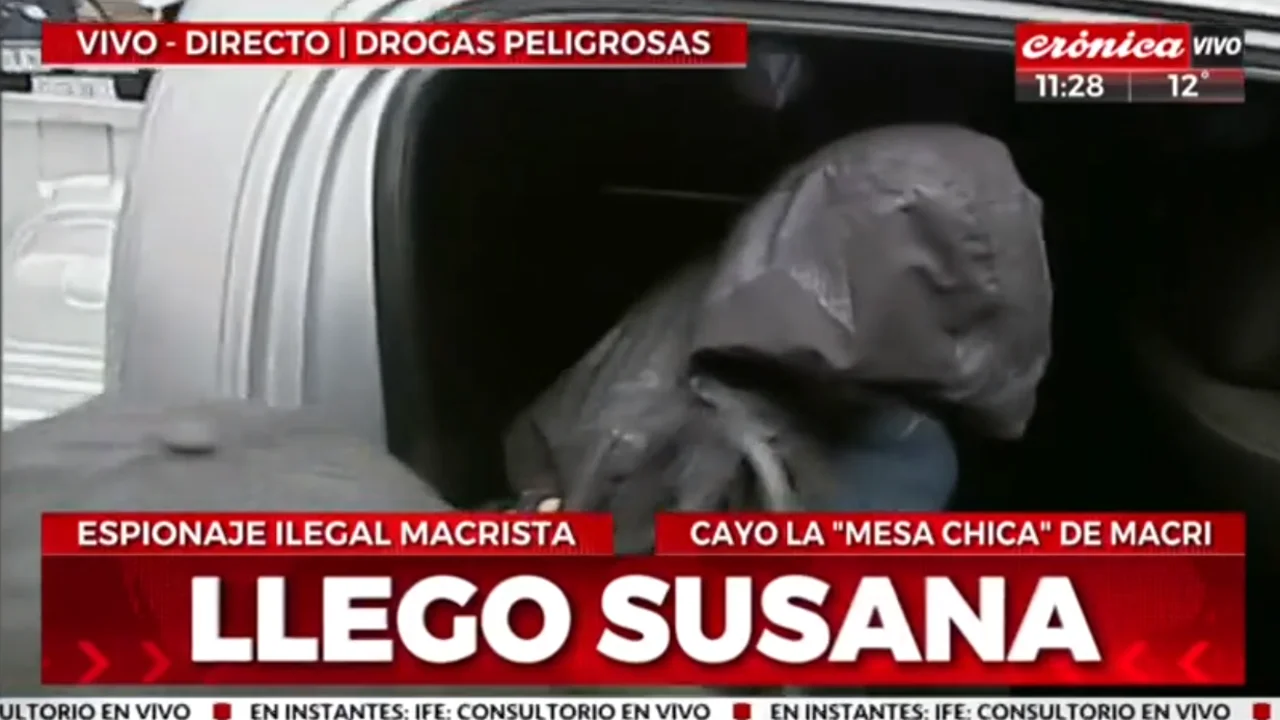 Video: así fue la detención de Susana Martinengo por espionaje ilegal