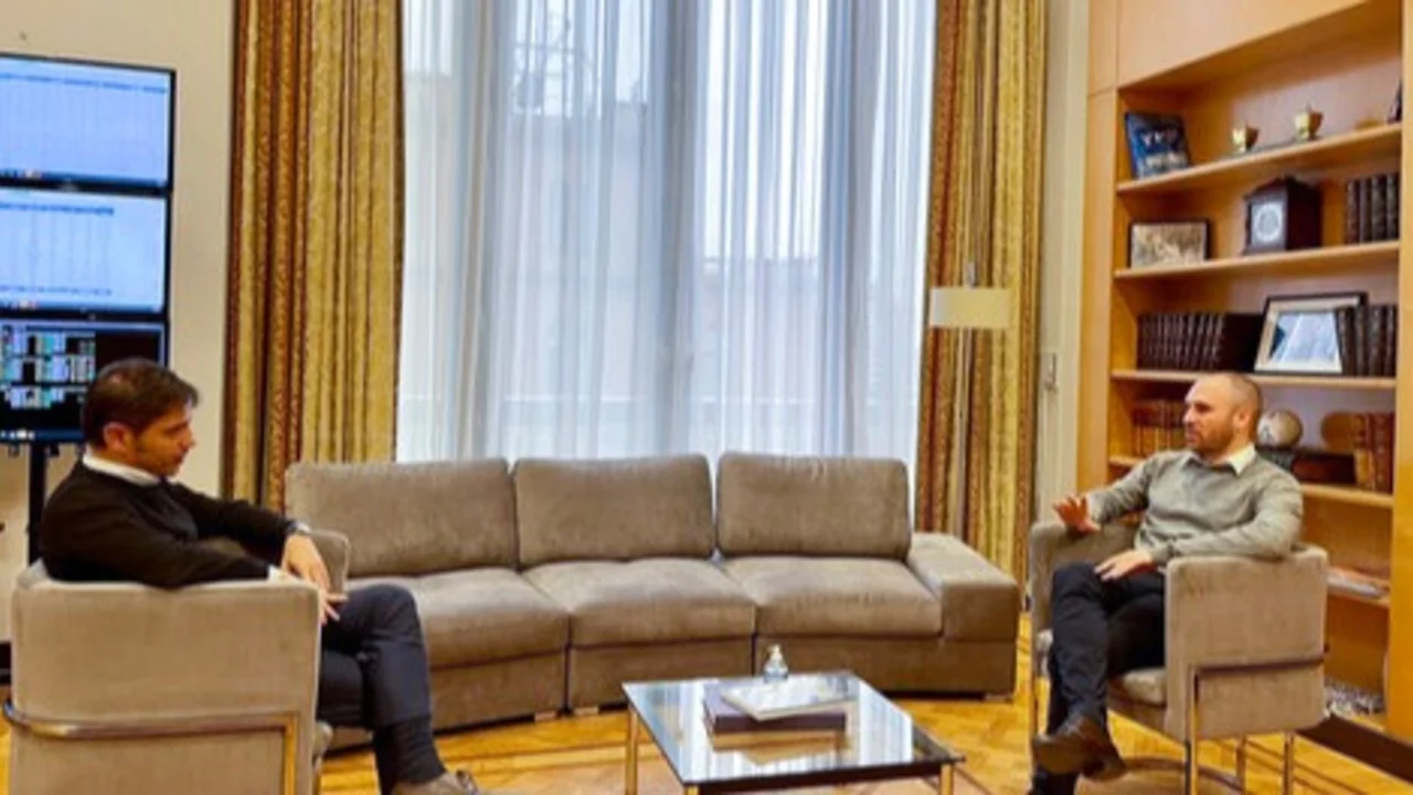 Reunión entre Axel Kicillof y Martín Guzmán