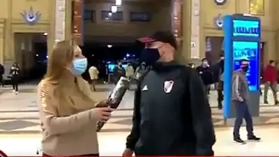 El comentario de un pasajero del tren que descolocó a movilera de TN El comentario de un pasajero del tren que descolocó a movilera de TN