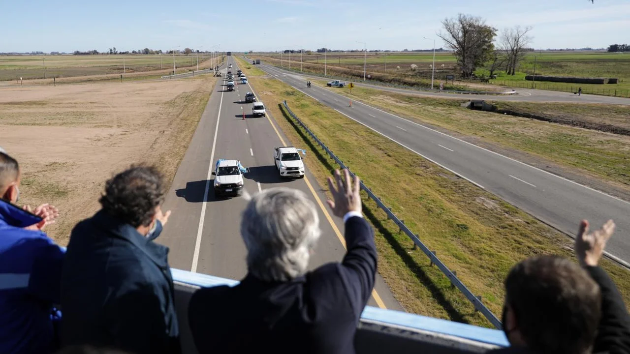 Alberto Fernández: "La obra pública es conectar al país y más trabajo para todos"