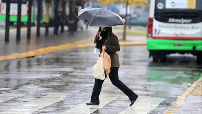 El clima con lluvia en Buenos Aires El clima con lluvia en Buenos Aires