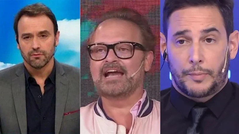Adrián Pallares, Augusto Tartu Tartúfoli y Rodrigo Lussich