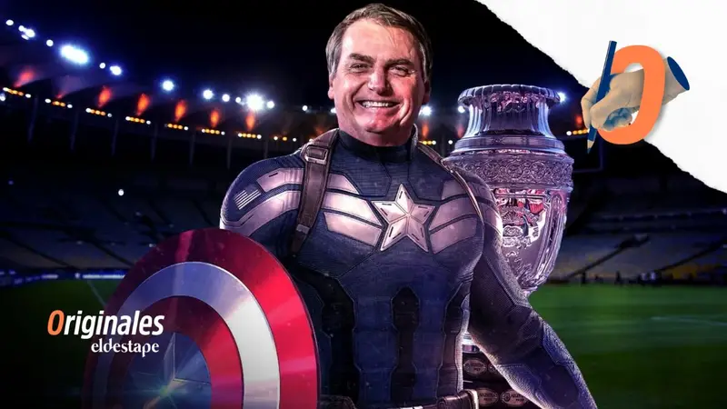 El fútbol cómplice del fascista “Capitán Copa América” 