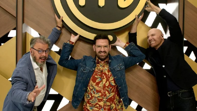 MasterChef Celebrity 2. Donato de Santis. Damián Betular. Germán Martitegui.