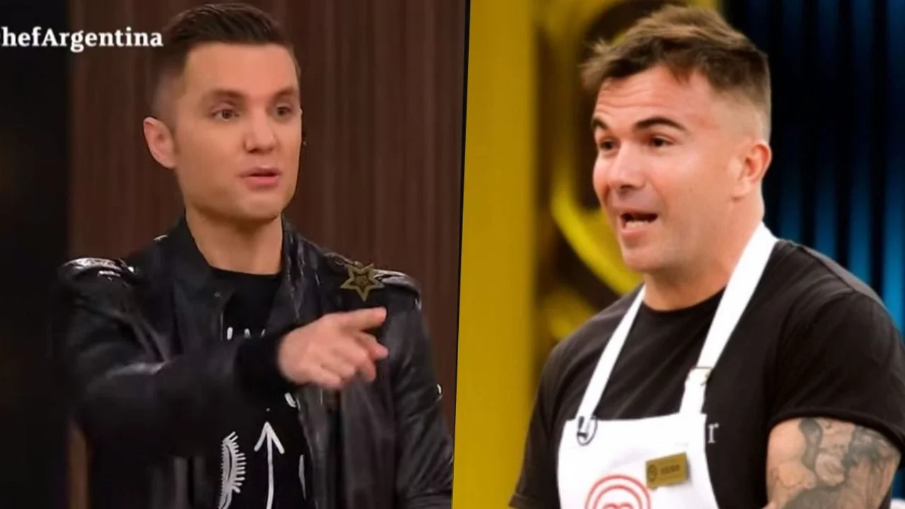 Santiago del Moro puso incómodo al novio de Sol Pérez en MasterChef Celebrity 2