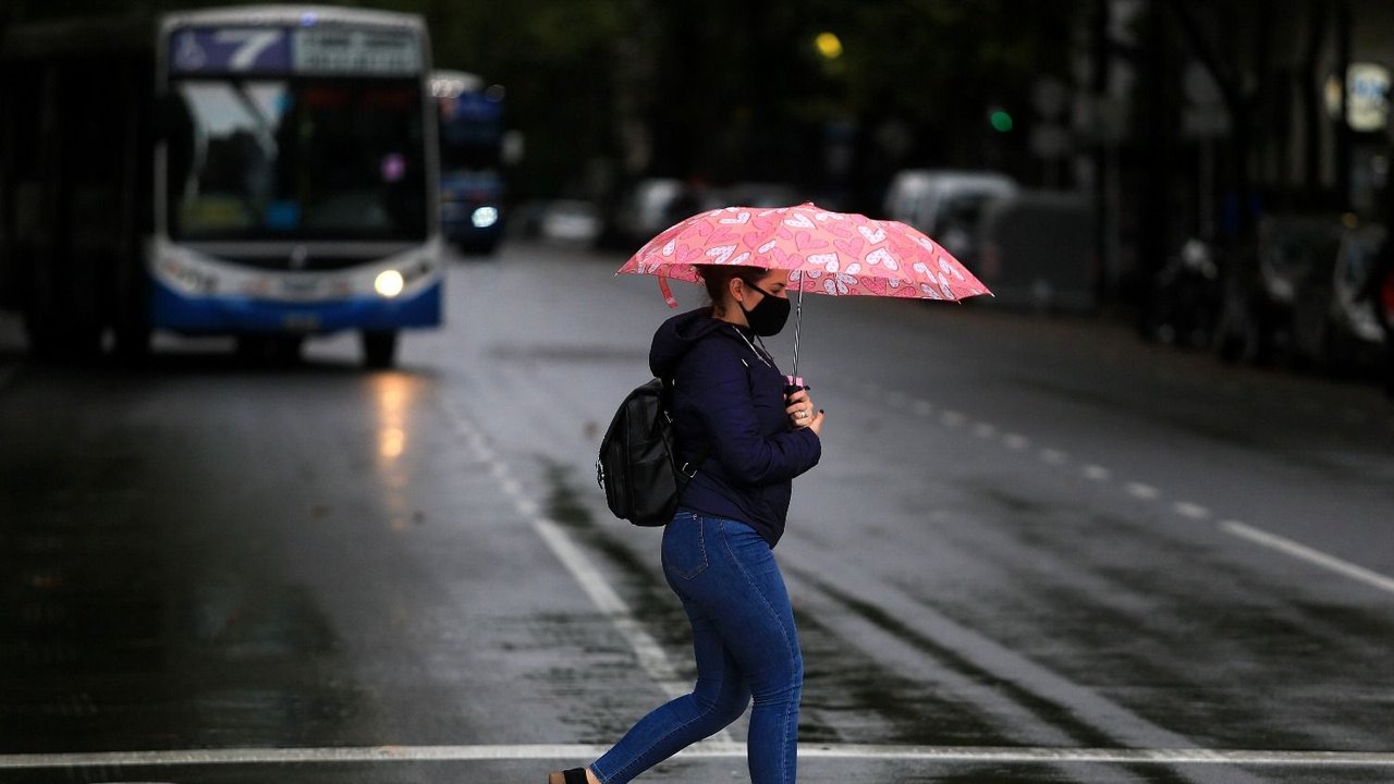 El clima con lluvia en Buenos Aires