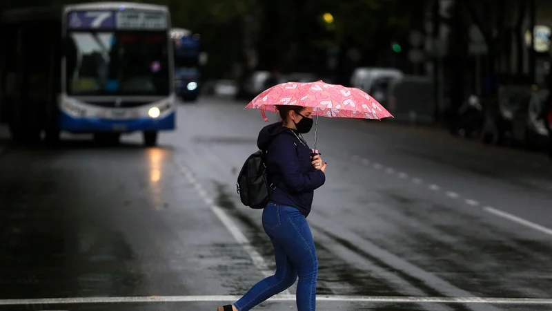 El clima con lluvia en Buenos Aires