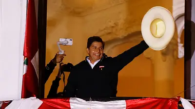 Pedro Castillo, candidato a presidente de Perú. Pedro Castillo, candidato a presidente de Perú.