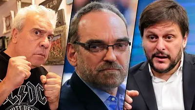Leandro Santoro, Fernando Iglesias, Coco Sily, pelea Leandro Santoro, Fernando Iglesias, Coco Sily, pelea