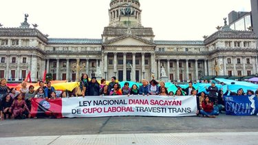 El Senado convirtió en ley el cupo laboral trans