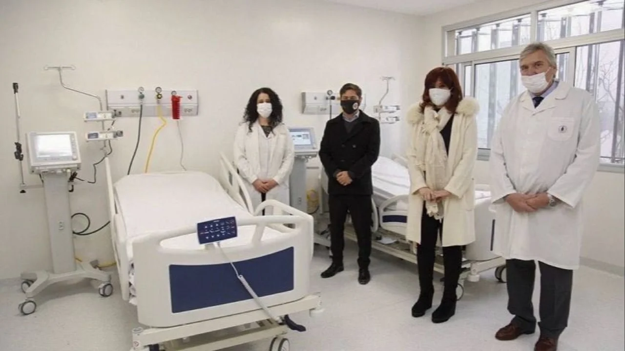 Cristina Kirchner y Axel Kicillof inauguraron un nuevo edificio del Hospital de Niños, abandonado durante el macrismo
