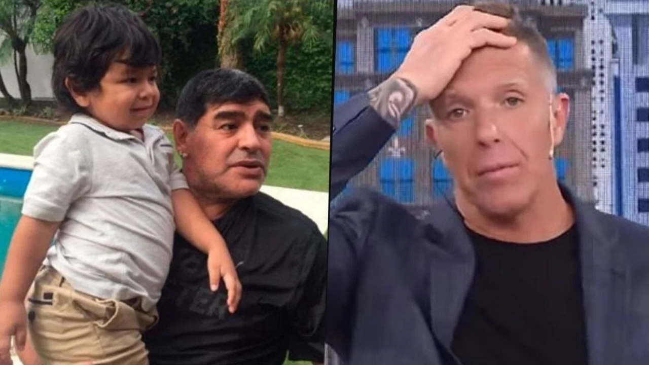 Dieguito Fernando, Diego Maradona y Alejandro Fantino