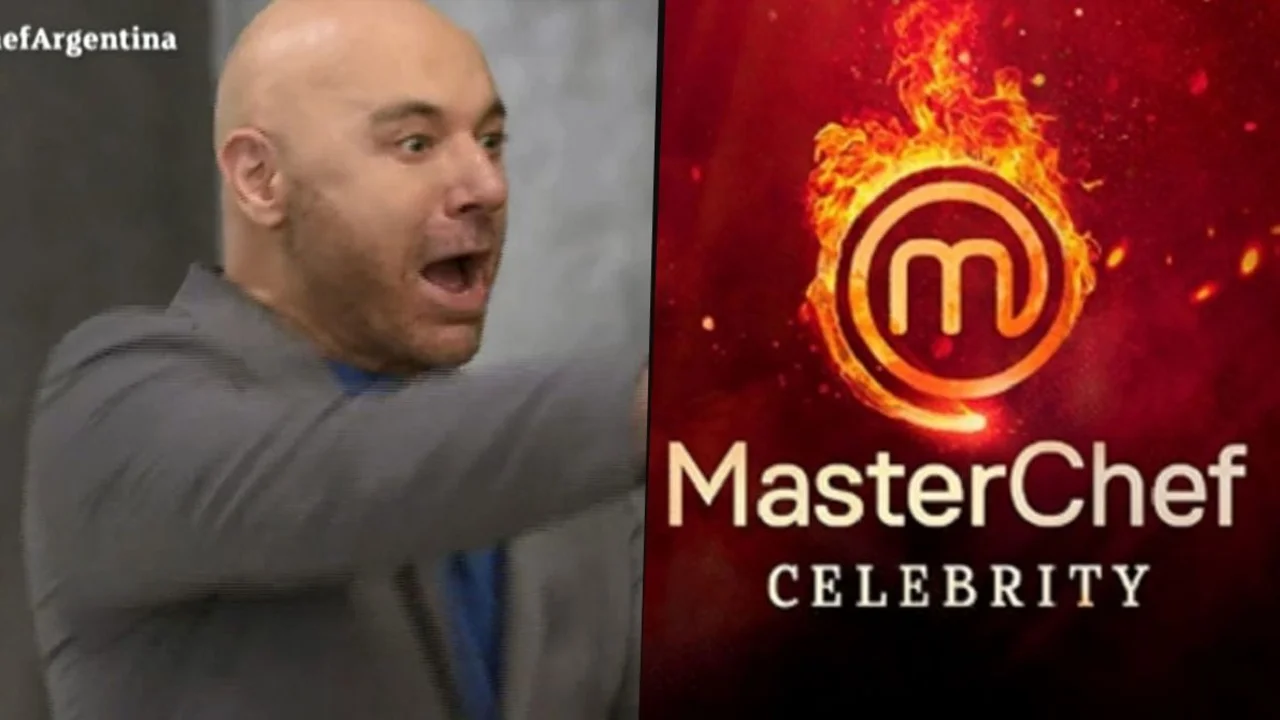 Germán Martitegui, gritando en MasterChef Celebrity