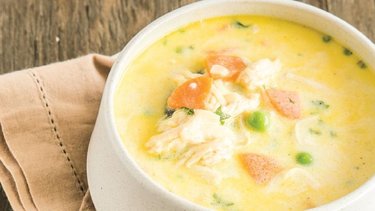 Receta de sopa de pollo cremosa