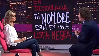 Javier Milei, Viviana Canosa, A24 Javier Milei, Viviana Canosa, A24