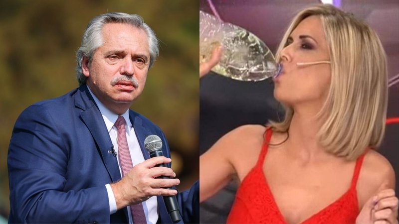 Viviana Canosa, Alberto Fernández, televisión