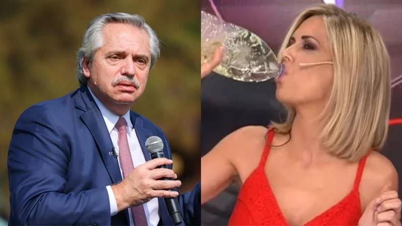 Viviana Canosa, Alberto Fernández, televisión