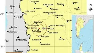 Fuerte sismo en Mendoza que también se sintió en San Juan Fuerte sismo en Mendoza que también se sintió en San Juan