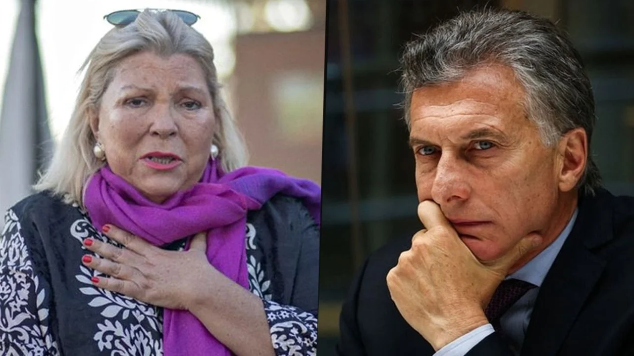 Macri y Carrió 