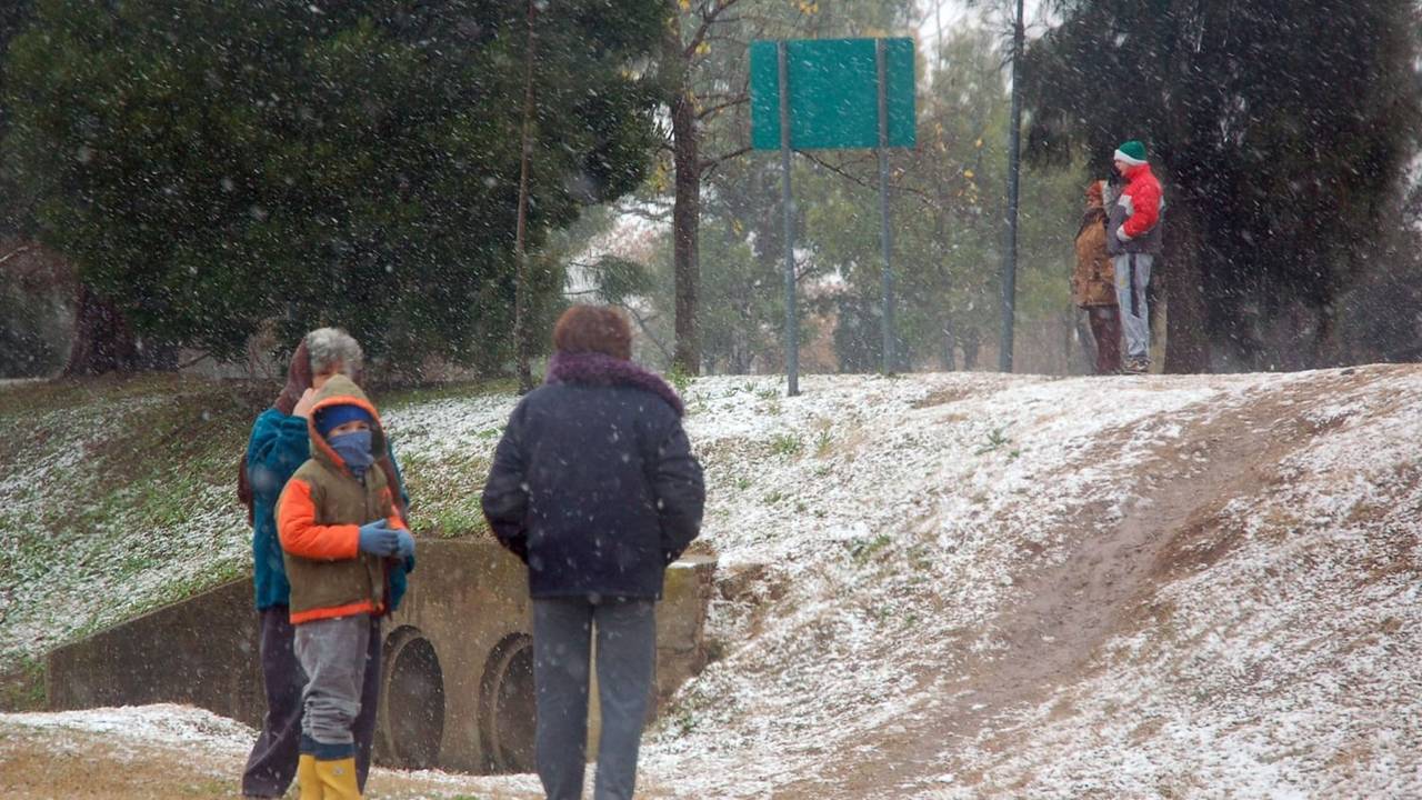 Nieve en Buenos Aires
