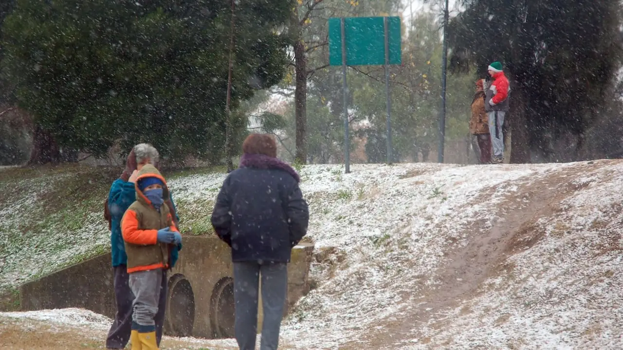 Nieve en Buenos Aires