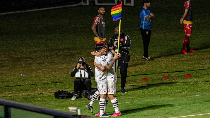 Orgullo LGTB, Brasil, gol, festejo, Germán Cano, Vasco da Gama
