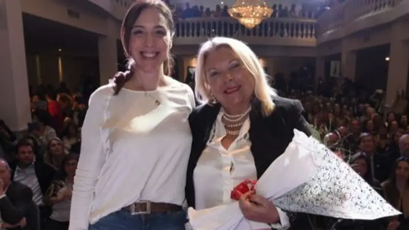 Carrió y María Eugenia Vidal 