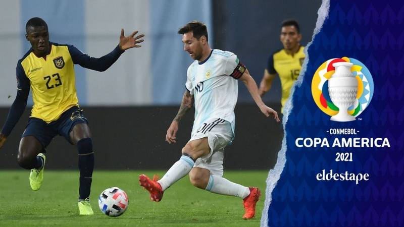 Argentina, Ecuador, Copa América, Cuartos de final