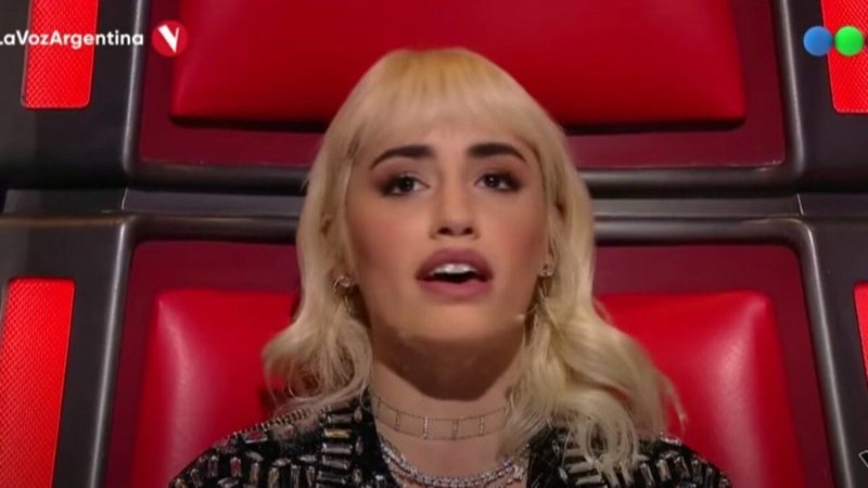 Lali Espósito en La Voz Argentina.