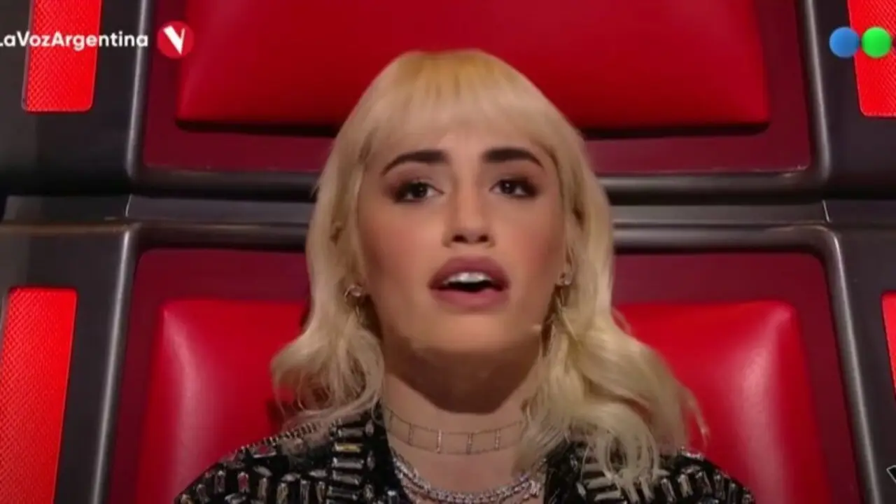 Lali Espósito en La Voz Argentina.