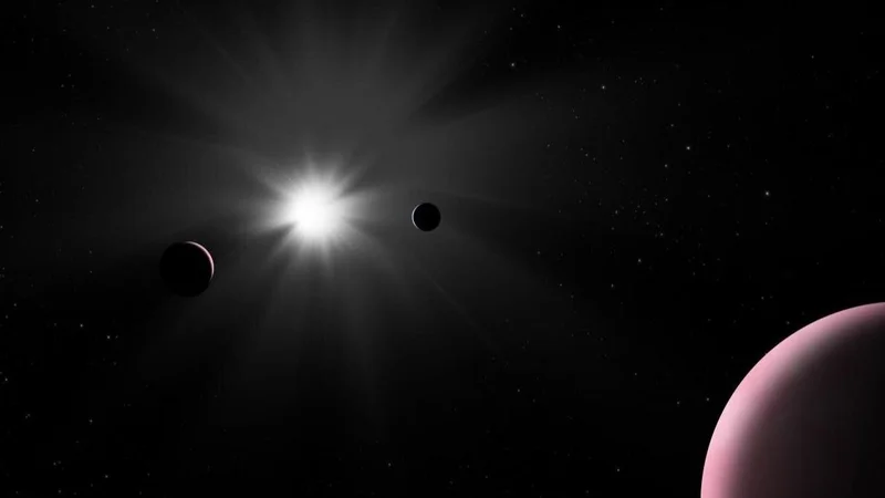 Planeta detectado, espacio exterior, estrella similar al sol, Lupus