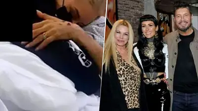 Soledad Aquino, Marcelo Tinelli, Cande Tinelli Soledad Aquino, Marcelo Tinelli, Cande Tinelli