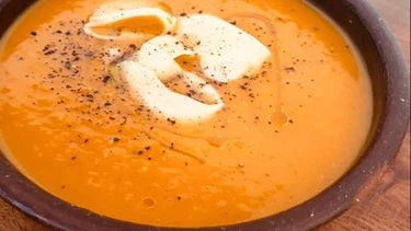 Recetas invernales: Sopa crema de calabaza