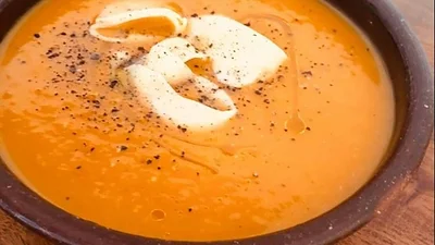 Recetas de cocina. Sopa crema de calabaza. Recetas de cocina. Sopa crema de calabaza.