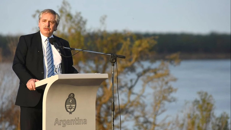 Alberto Fernández y la Hidrovía 