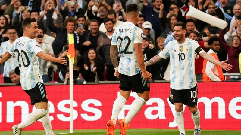Argentina campeón en Wembley: arrolló a Italia 3-0 en Londres