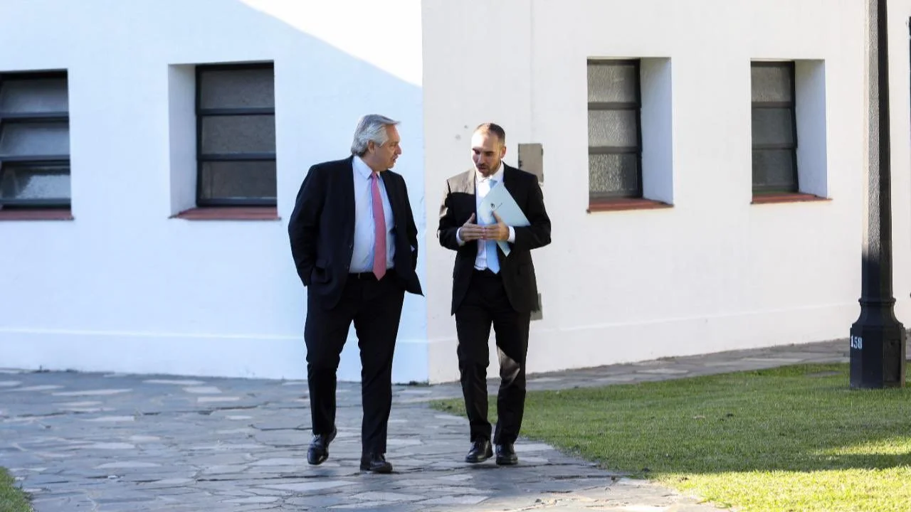 Alberto Fernández y Martín Guzmán 