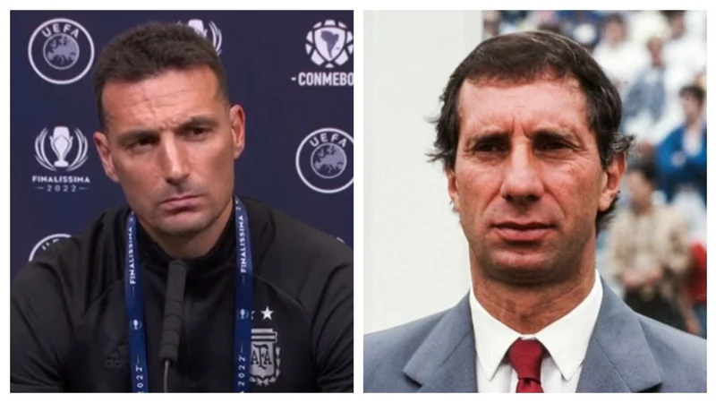 Lionel Scaloni Carlos Bilardo Selección Argentina