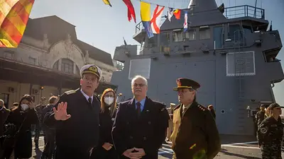 La Armada recibió un Patrullero Oceánico para defender los recursos marítimos La Armada recibió un Patrullero Oceánico para defender los recursos marítimos