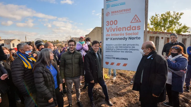 Reactivan un ambicioso plan de obra pública en el Conurbano 