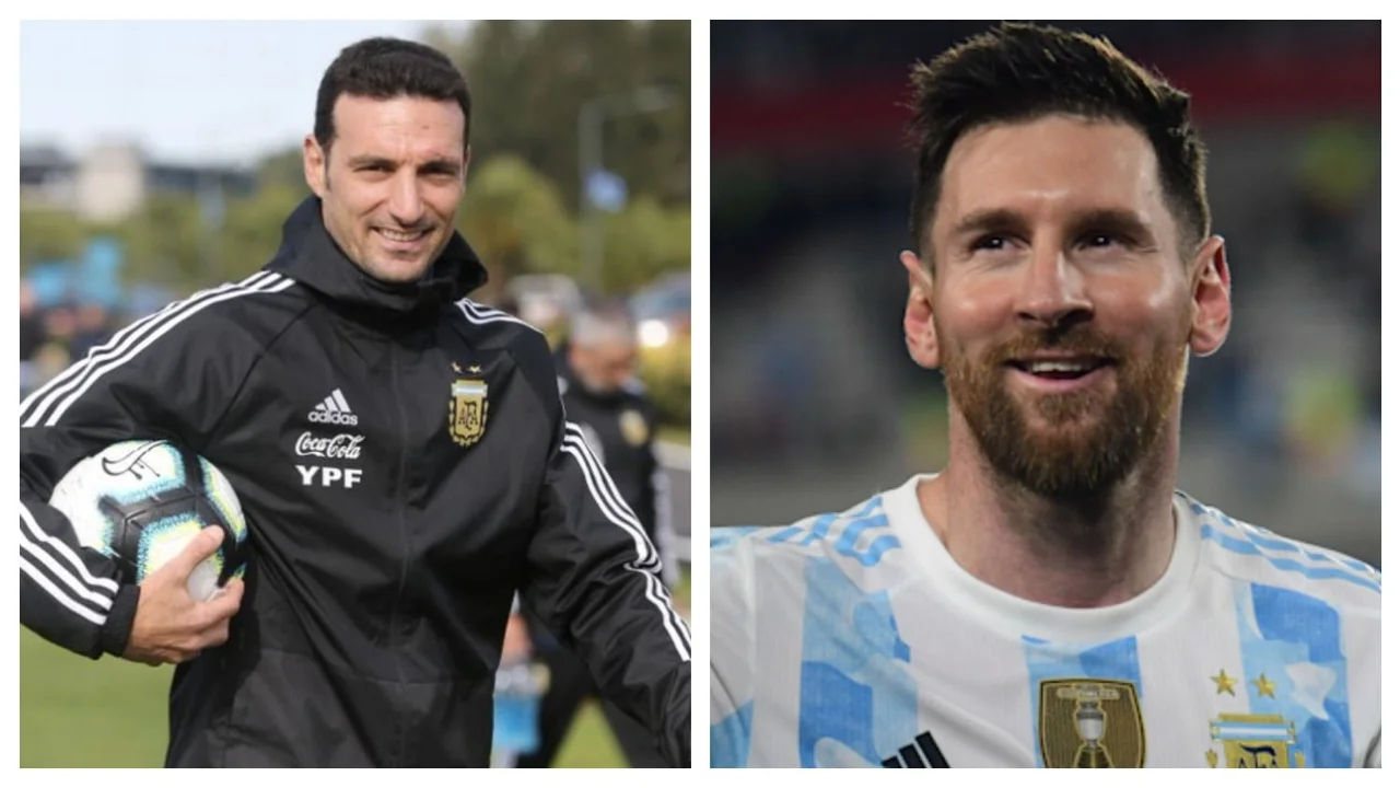 Lionel Scaloni Lionel Messi Selección Argentina