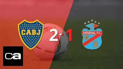 Boca Juniors consiguió una victoria en casa por 2 a 1 ante Arsenal Boca Juniors consiguió una victoria en casa por 2 a 1 ante Arsenal
