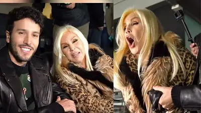 Sebastián Yatra y Susana Giménez. Sebastián Yatra y Susana Giménez.
