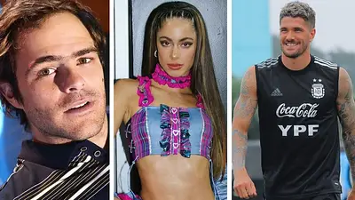 Peter Lanzani, Tini Stoessel, Rodrigo De Paul Peter Lanzani, Tini Stoessel, Rodrigo De Paul